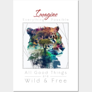 Jaguar Nature Outdoor Imagine Wild Free Posters and Art